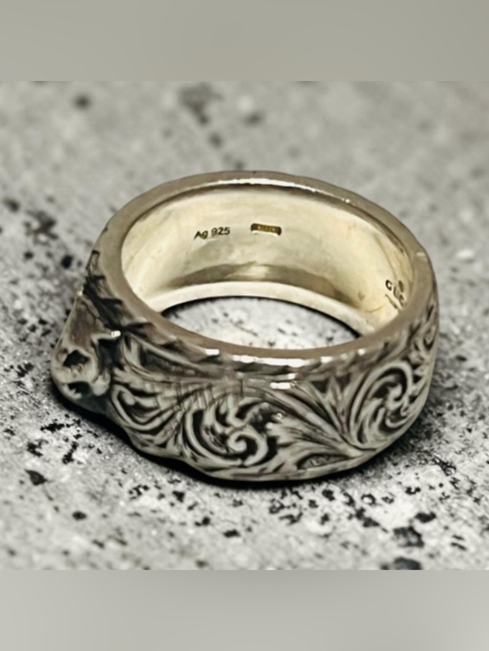 Gucci Feline Silver 925 Ring - Picture 3 of 11
